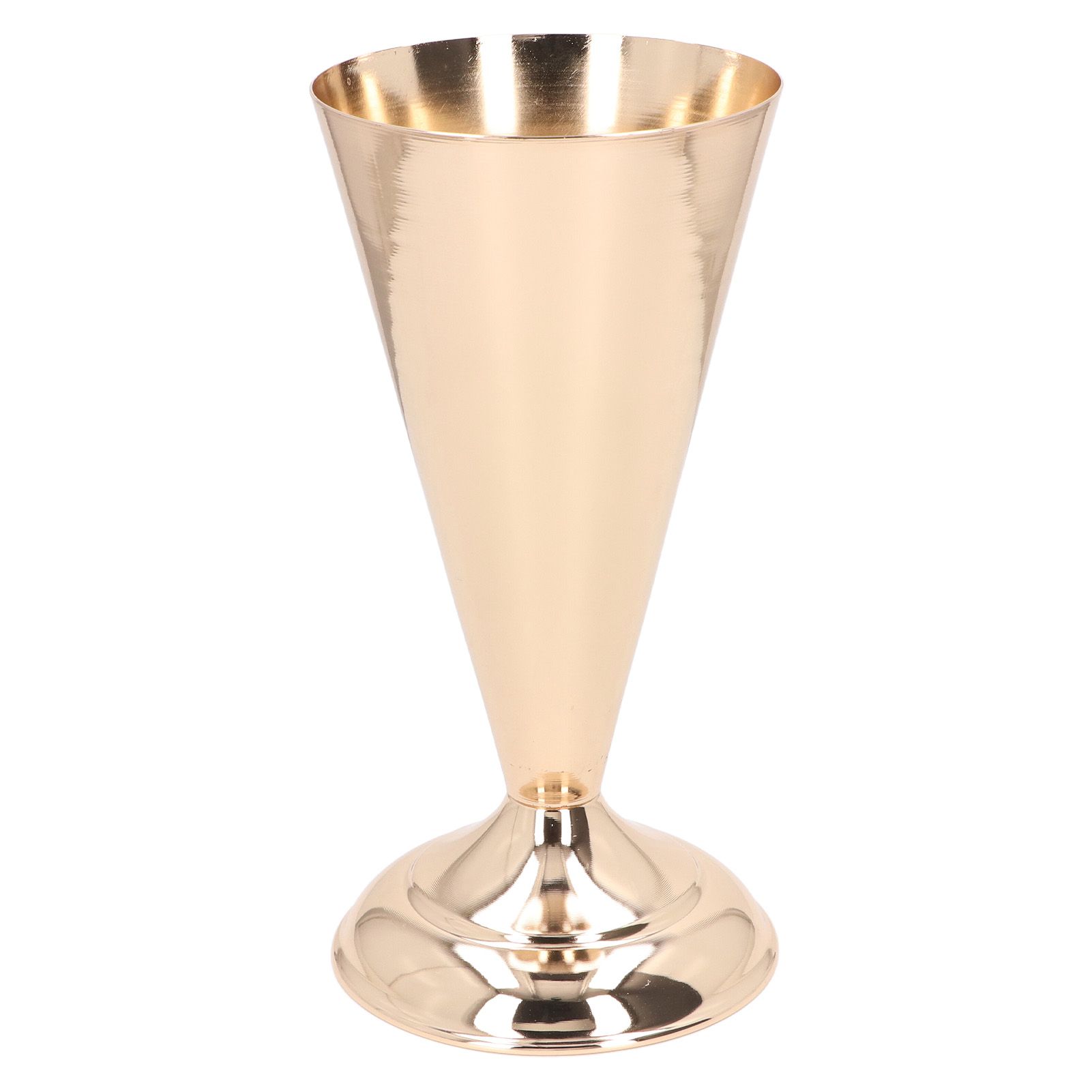Golden Iron Vase European Style Exquisite Decorative Vintage Flower Vase for Wedding Hotel Party Home 12x26cm / 4.7x10.2in โ image 2