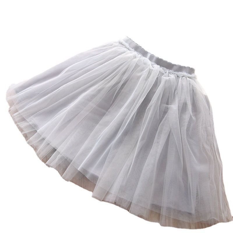 Girls Cotton Cake Skirt Princess Grey 110 โ image 6