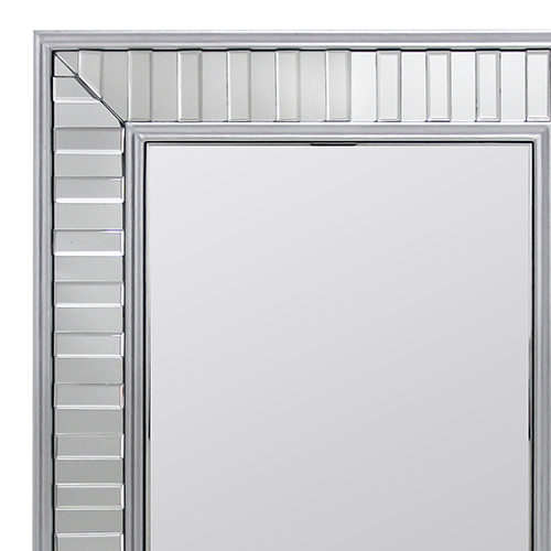 Wall Mirror MDF Silver Mirror Clear Image Rectangular Shape MRR-07 — image 3