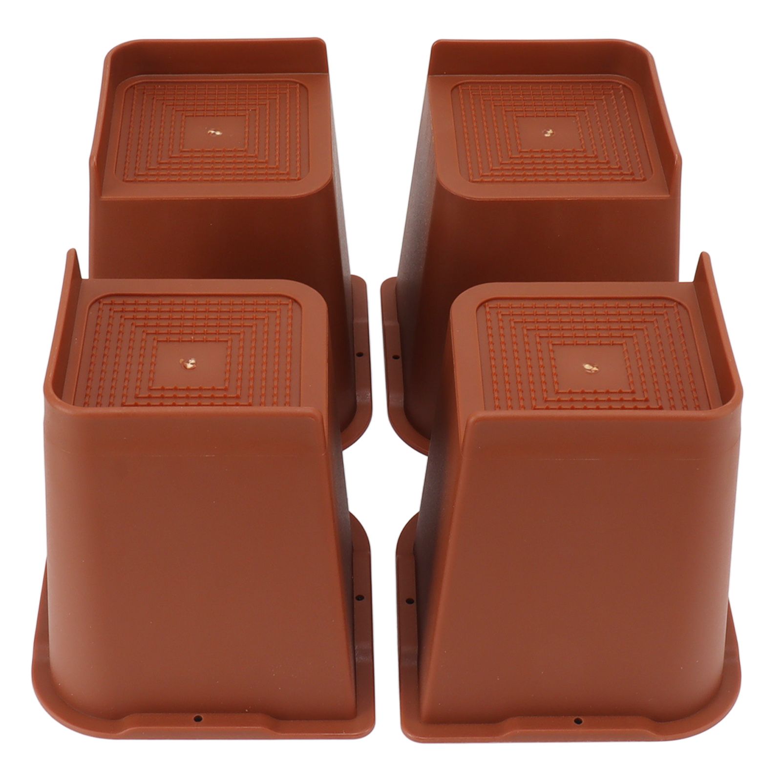 4PCS Heavy Duty Bed Chair Riser L Shaped 6in Anti Slip Furniture Extra Raiser for Bedroom โ image 5