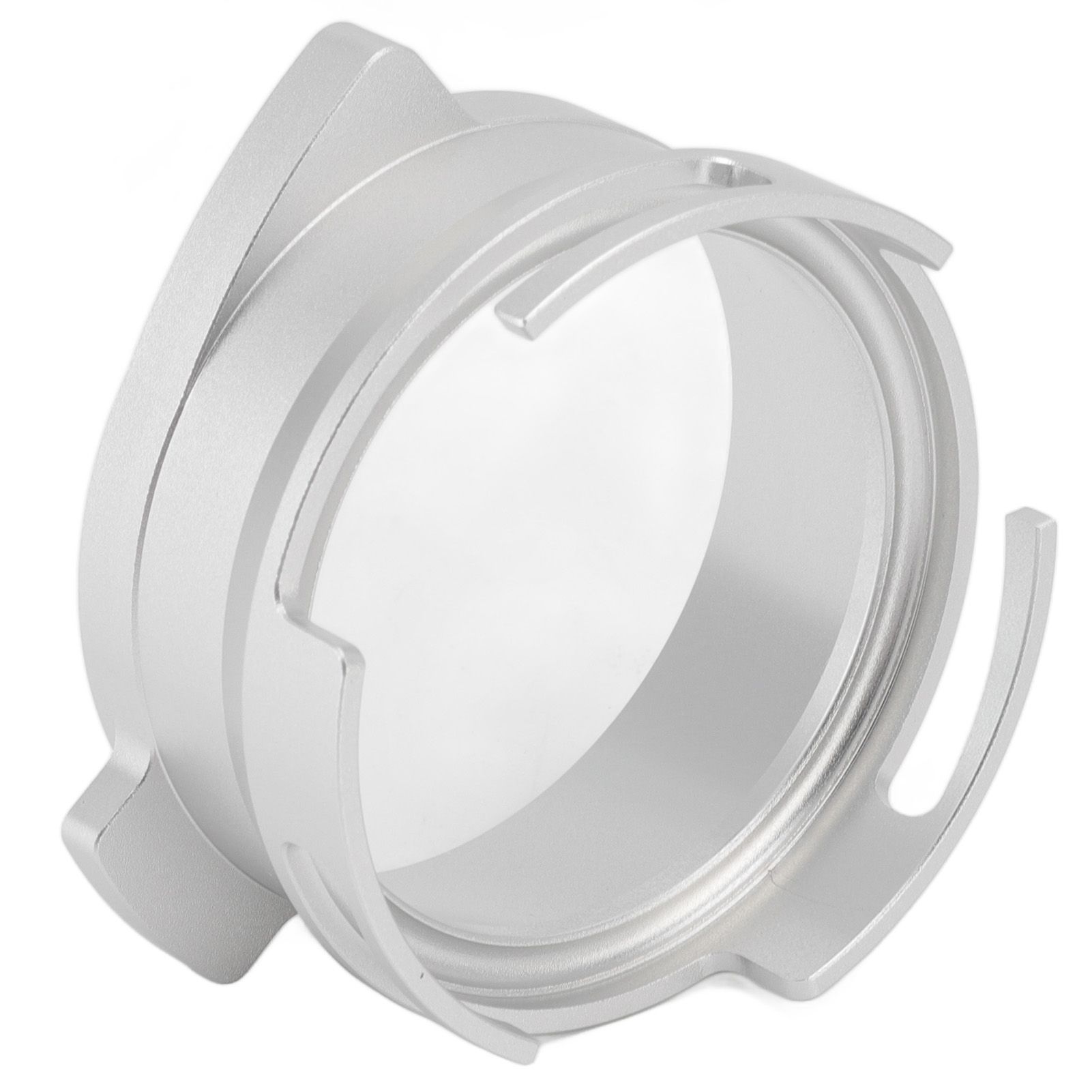 54mm Coffee Portafilter Dosing Funnel Aluminum Alloy Rotatable Dosing Funnel Coffee Machine Accessories Silver โ image 5