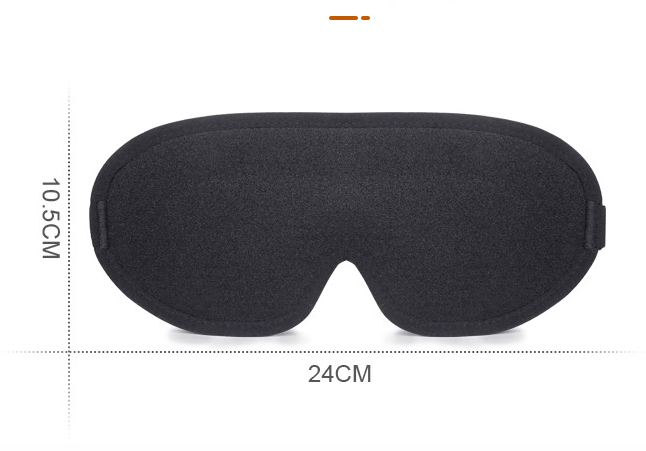 Purple Set of 2 3D Contoured Sleep Eye Masks - Total Blackout Memory Foam Blindfold with Lycra โ image 4