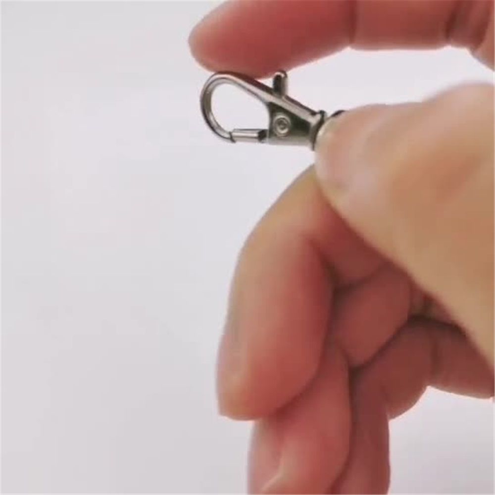 30 pcs Swivel Clasps Lanyard Snap Hook, Metal Swivel Lanyard Snap Hook Lobster Claw Clasp(Sliver) — image 4