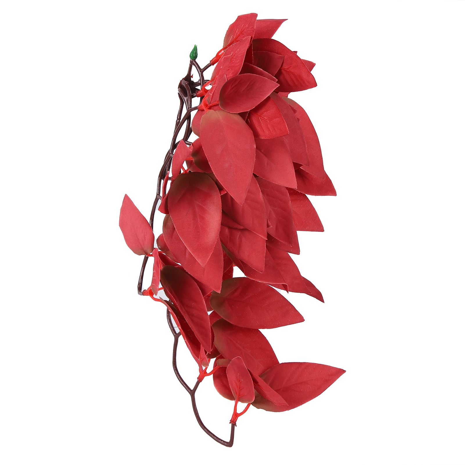 Artificial Reptile Plants Lifelike Plastic Plant Hanging Leaves Decoration with Suction Cup for Reptiles Terrarium Fish TankT-1033A4 โ image 2