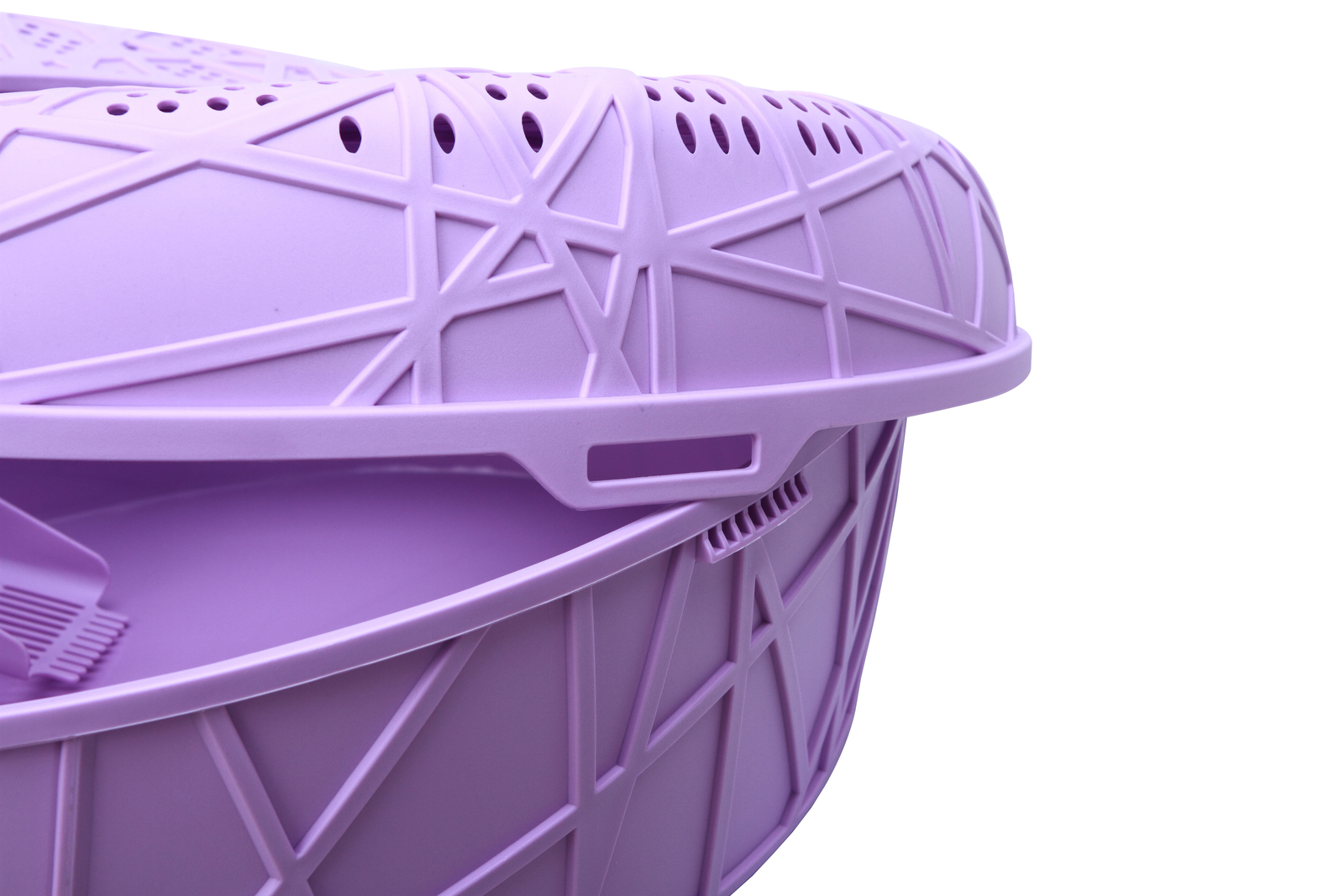 YES4PETS XL Portable Cat Toilet Litter Box Tray House with Scoop Purple โ image 5