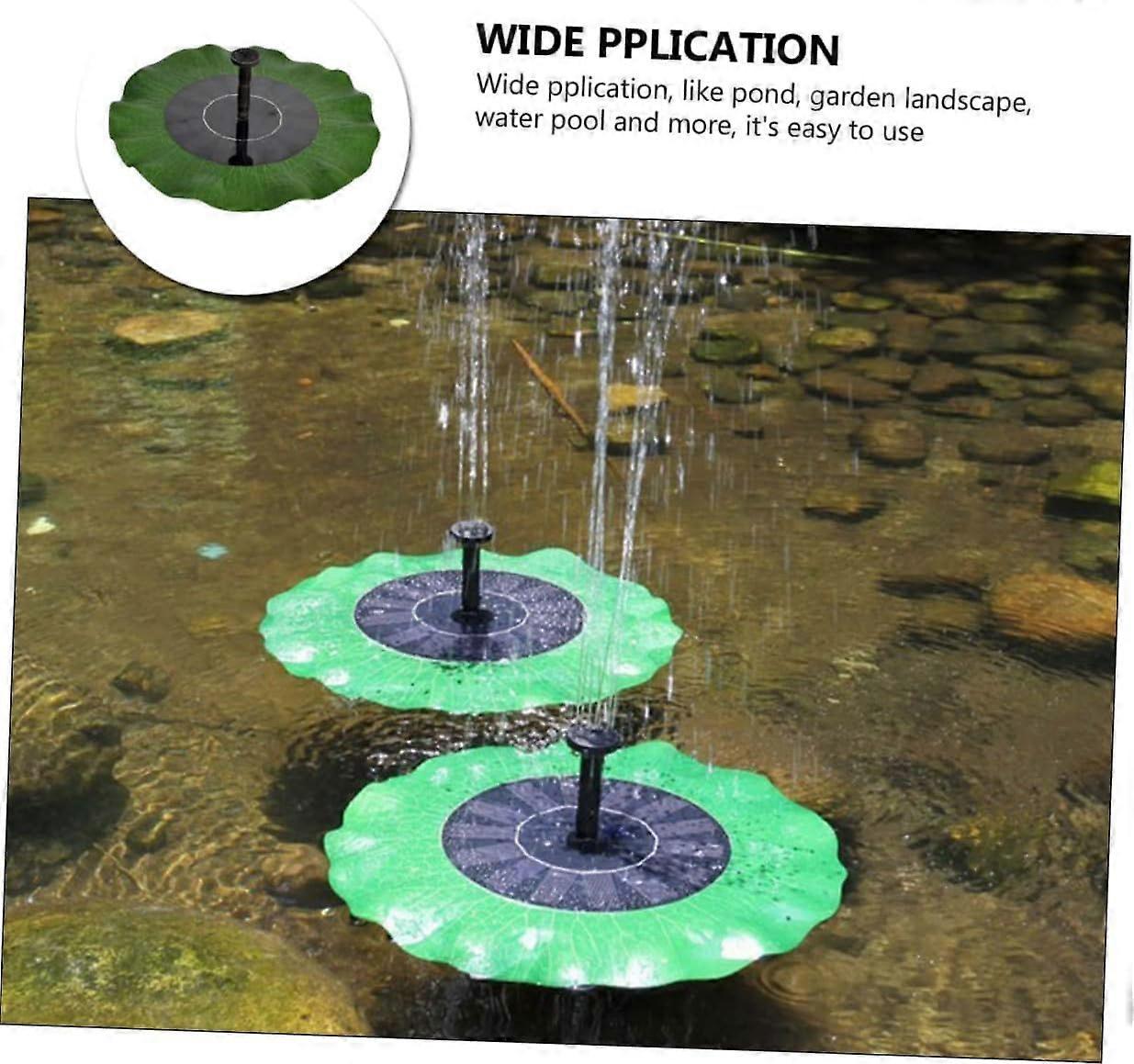Floating Solar Fountain Water Spray Garden Pond Decor — image 2