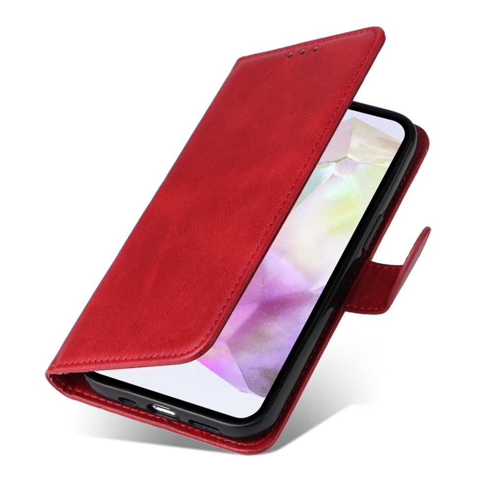 PU Leather Wallet Case Compatible with Samsung A56 5G - More Colors Available Red — image 6
