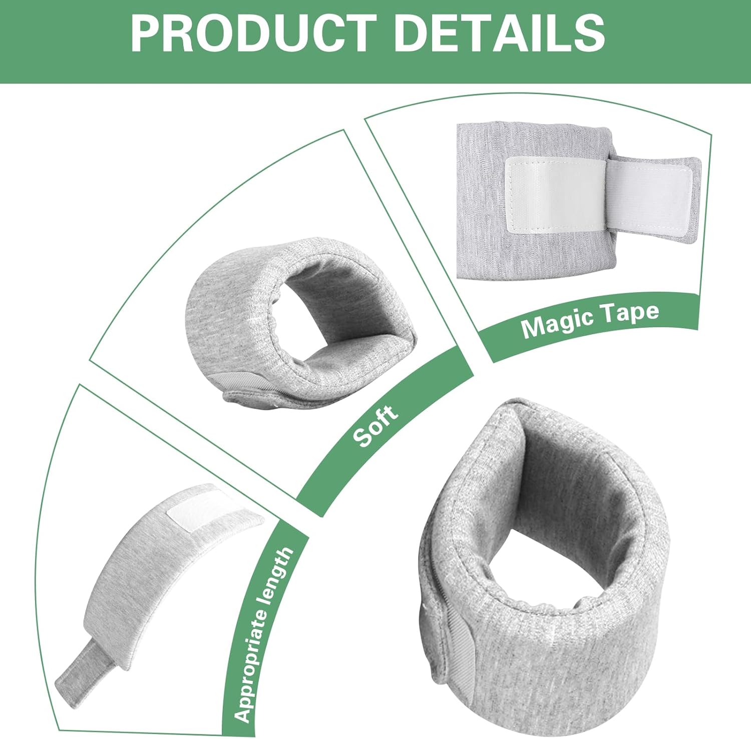Soft Protective Collar for Cats & Small Dogs - Comfortable Adjustable (21-26 cm) - Set of 1 — image 3