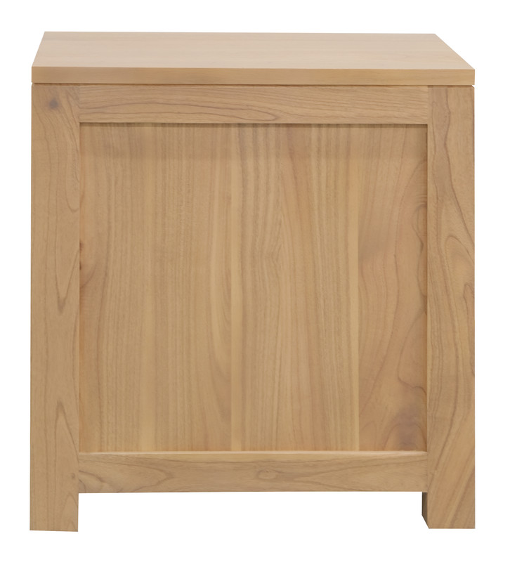 Amsterdam Solid White Cedar 2 Drawer Bedside (Natural) — image 4