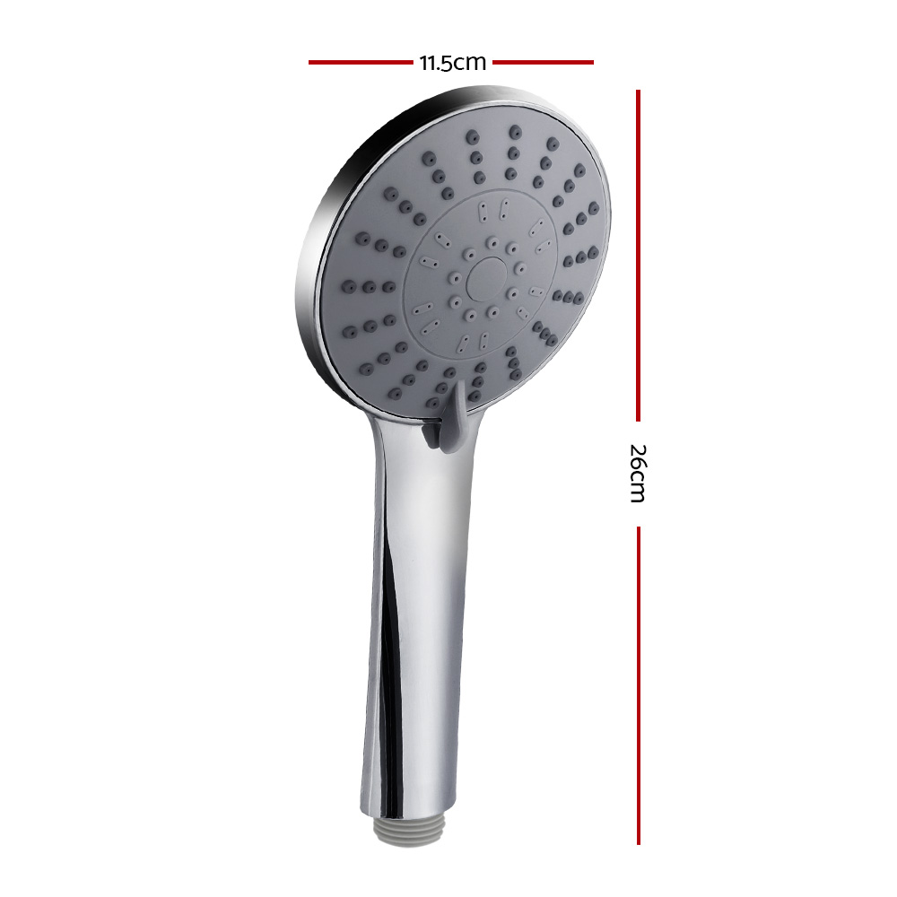 Handheld Shower Head 4.5" High Pressure 5 Modes Poweful Round Chrome โ image 2