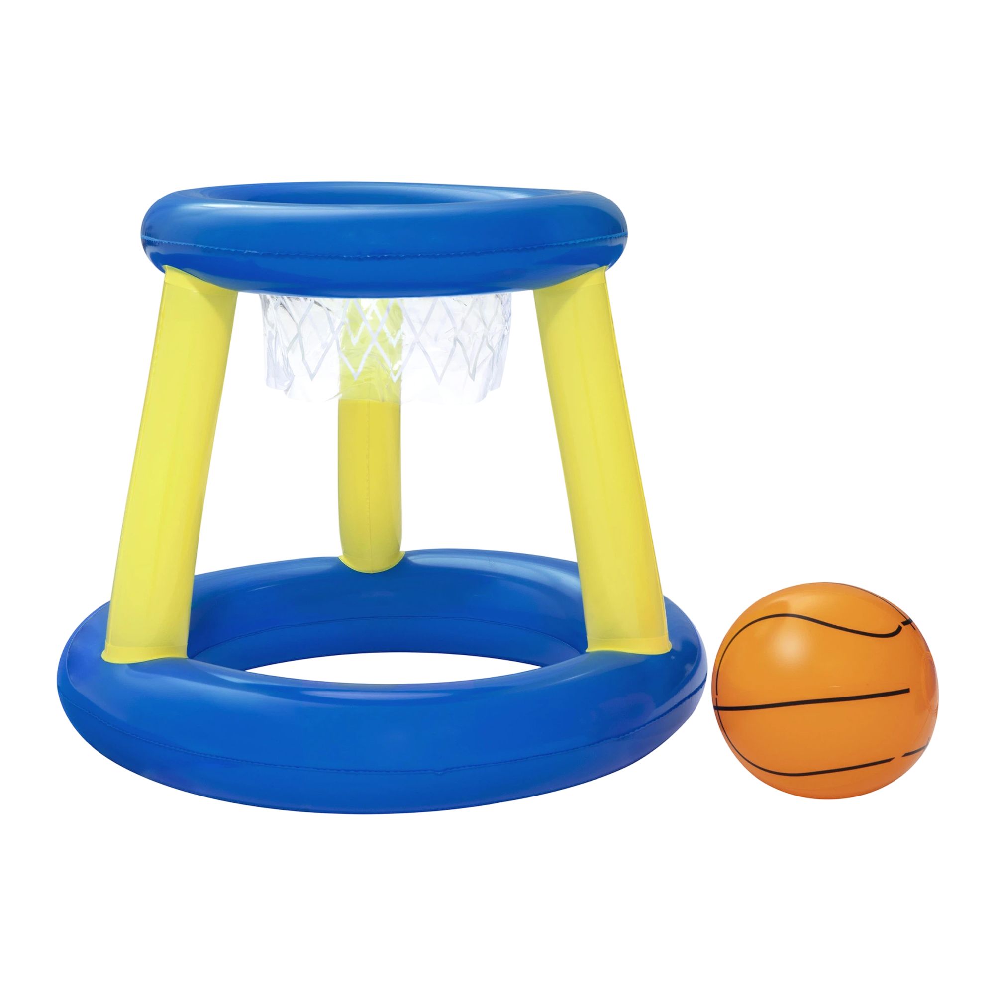 Bestway Inflatable Pool Float Basketball Hoop Set with Ball Blue โ image 3