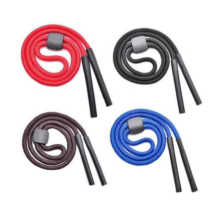 Glasses Lanyard Sports Comfortable Nylon Adjustable Spectacles Neck Strap Cord - Black — image 3