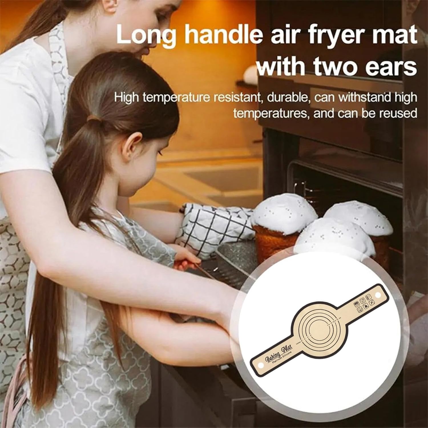 Silicone Dough Mat with Precise Scale Foldable Bread Rolling Kneading Baking Mat โ image 2