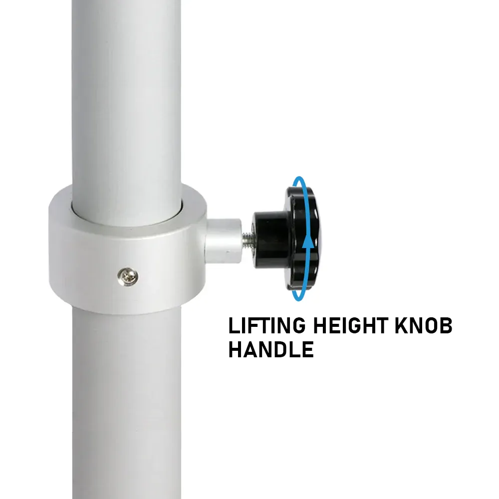 Table Pedestal Telescopic Furniture Leg 46-70cm Height Adjustable Easy Installation Detachable Aluminum Alloy Support for RV Boat Caravan Motorhome โ image 4