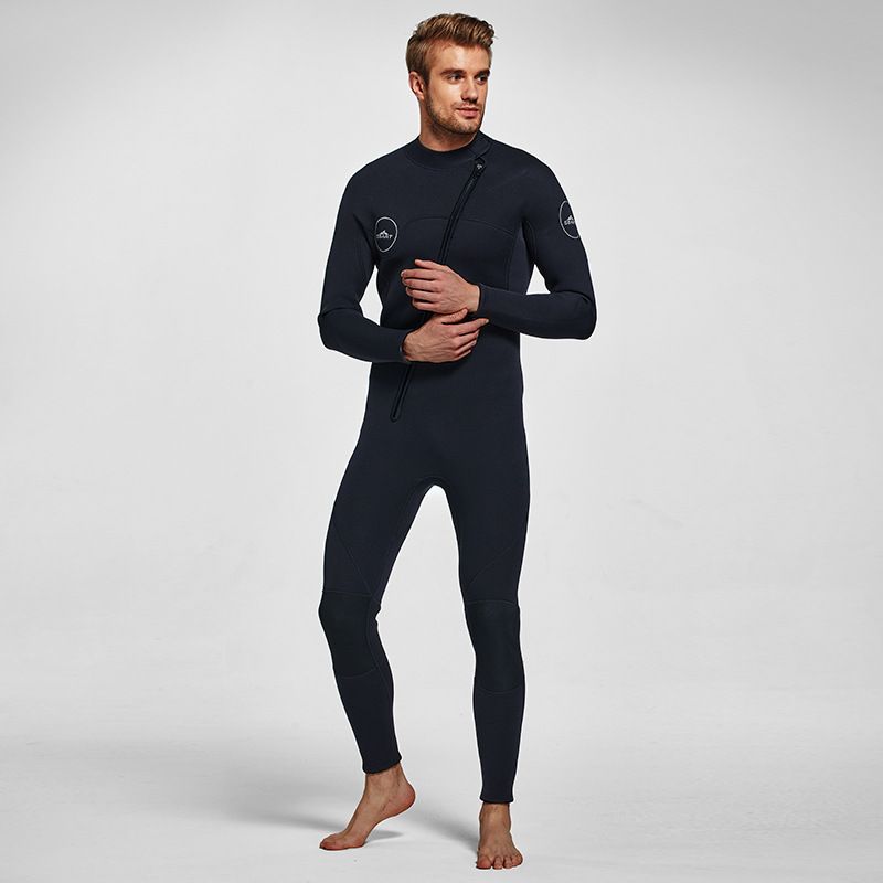 3MM Men's Full Wetsuit – 4-Way Stretch, UPF 50+, Thermal & Scratch Resistant for Diving & Surfing - Gray - Size XL — image 4