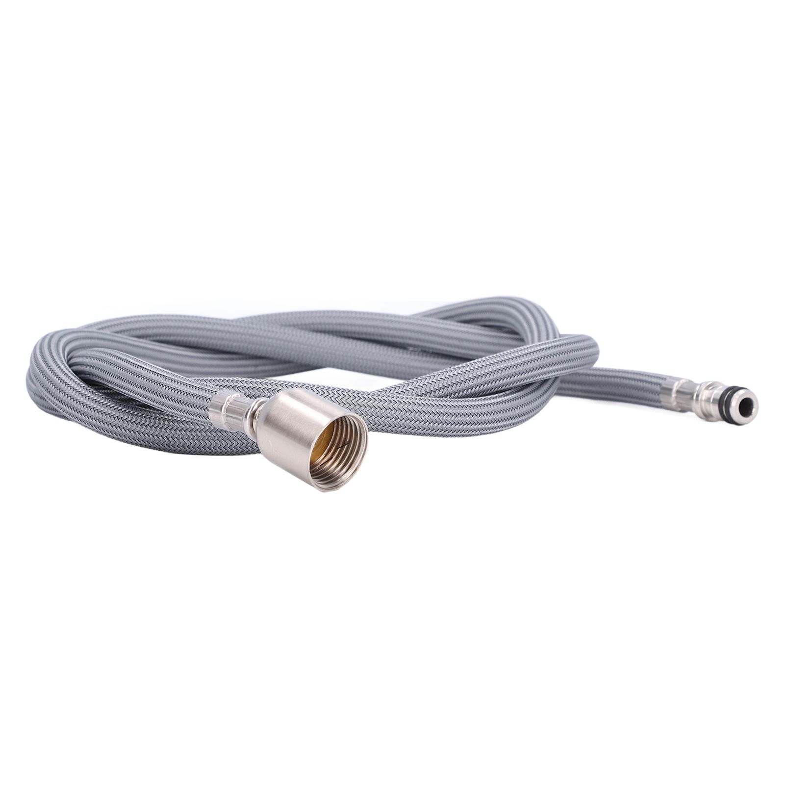 G1/2 1.5m Pull Out Faucet Hose Nylon Braid PVC Flexible Faucet Hose Replacement for Kitchen Bathroom โ image 6