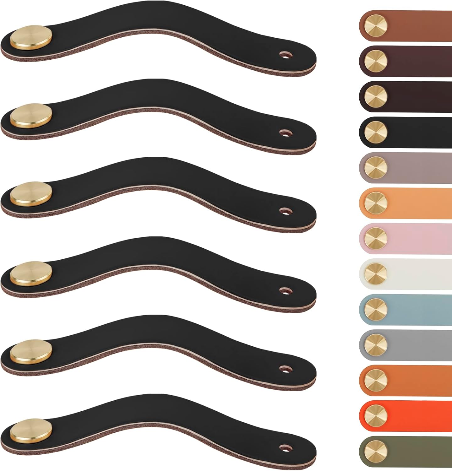 Leather Handles - Furniture Handles - Kitchen Handles - Door Handles - Cabinet Handles - Drawer Knobs - Furniture Hardware - Kitchen Hardware - Handles