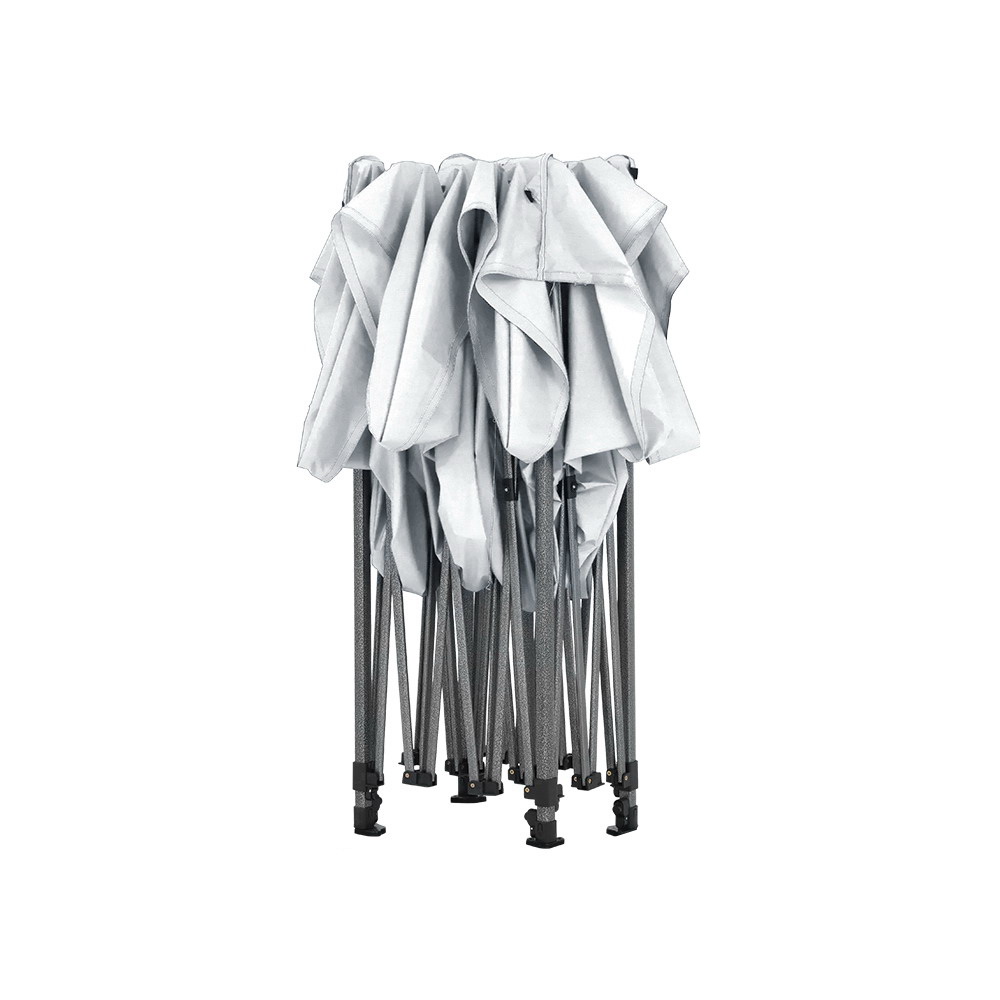 Instahut Gazebo Pop Up Marquee 3x6 Folding Tent Gazebos 500D Oxford Fabric White — image 3