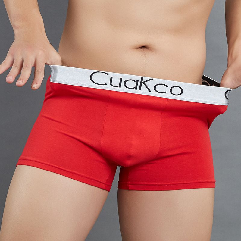 Cua Kco Men's Underwear Mid Waist Breathable Boxer Sapphire Blue 3XL Recommended 65.00 kg-75.00 kg โ image 4
