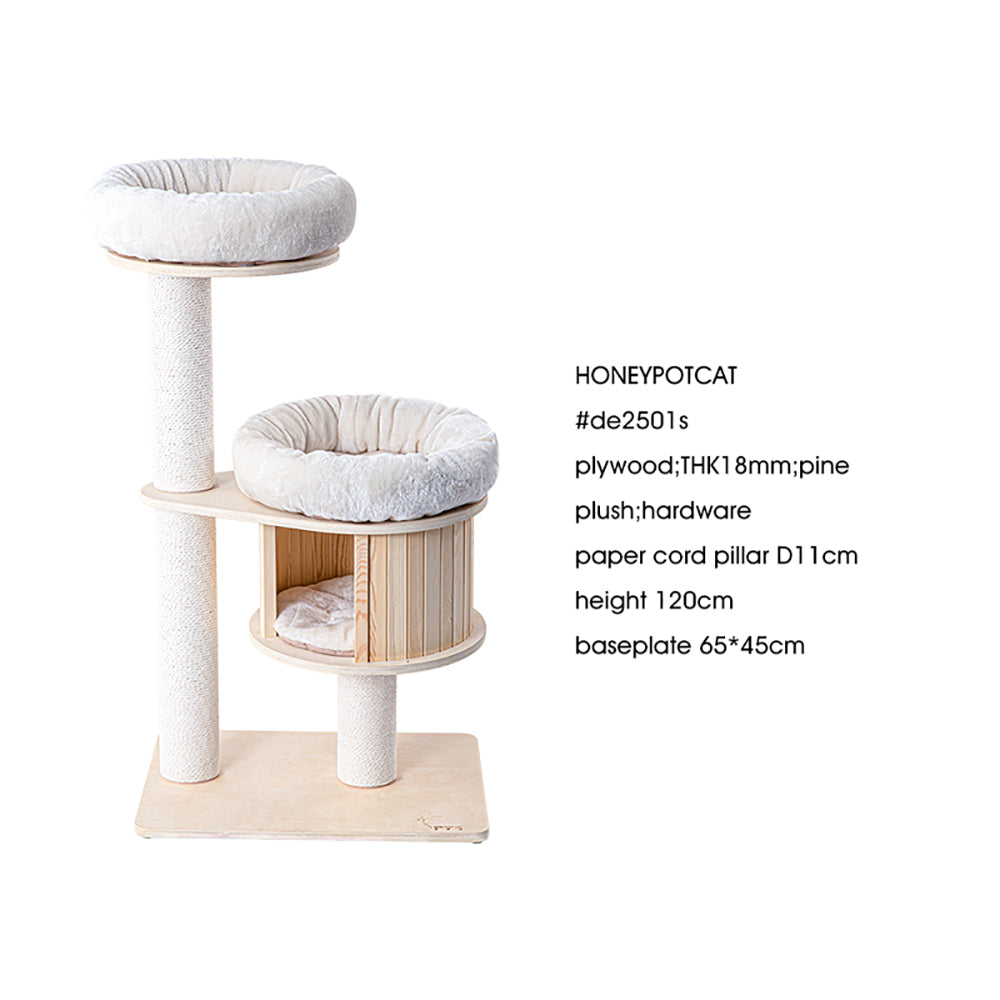 HONEYPOTCAT Classic Solid Wood Perch - 118.5cm — image 4