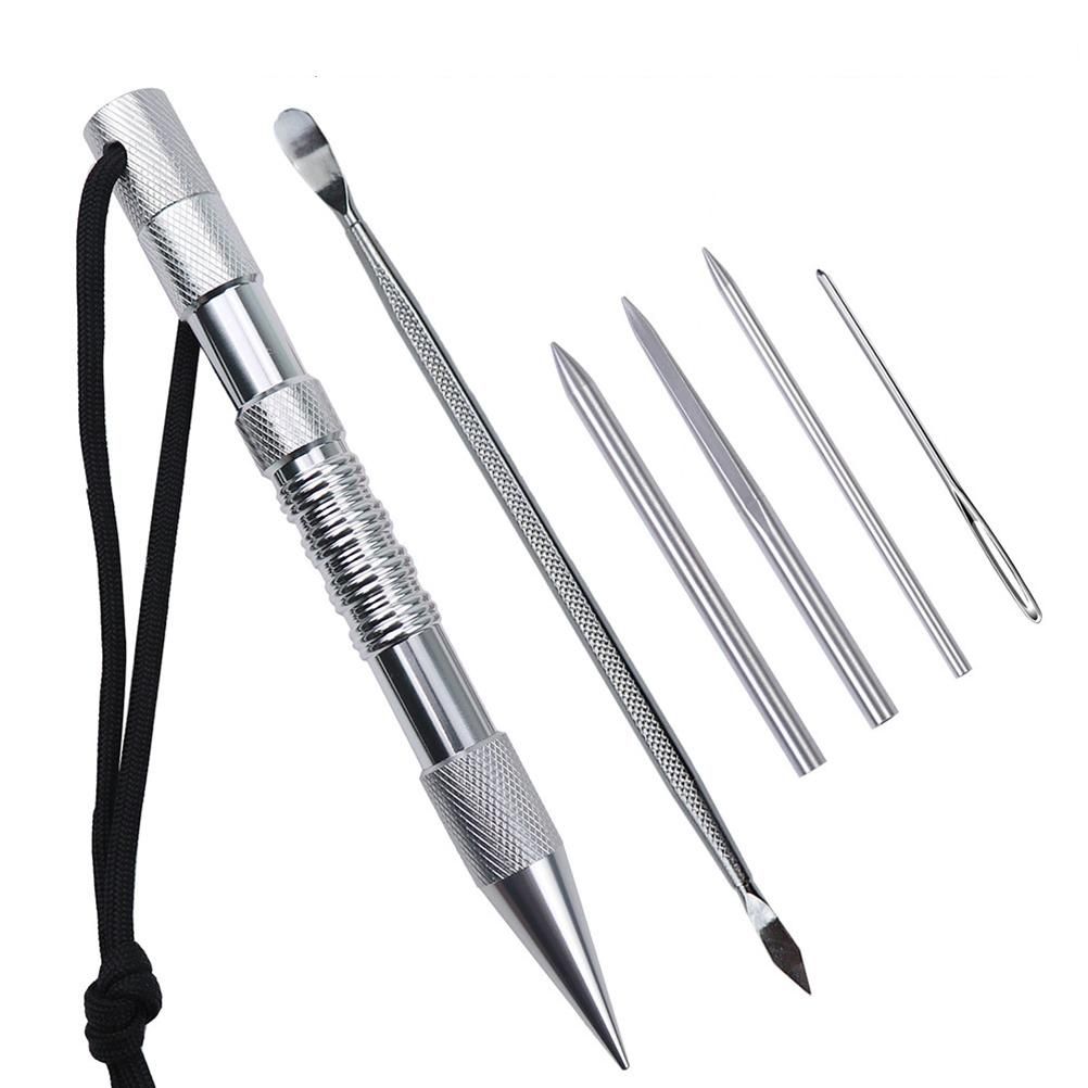 6/12 Pcs Umbrella Rope Knitting Needle Set Nail Paracord Needle Spike with Lacing Needles Fids — image 2