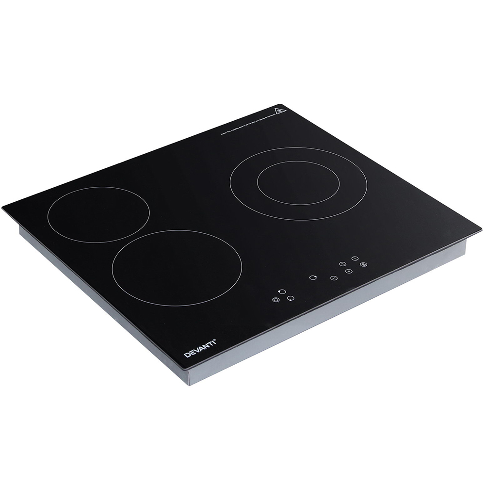 Devanti Electric Ceramic Cooktop 60cm Kitchen Cooker 4 Burner Hob Touch Control 5200W โ image 4