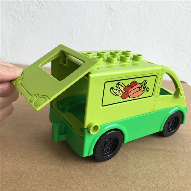 Hongyuan sheng Building Blocks Bus Vehicle 4-Hole Track Terminal โ image 2