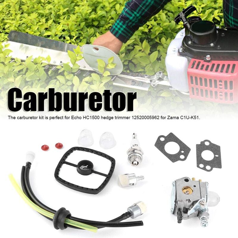 Echo HC1500 Hedge Trimmer Carburetor 12520005962 for Zama C1U-K51, Hedge Trimmer Accessory Kit โ image 2