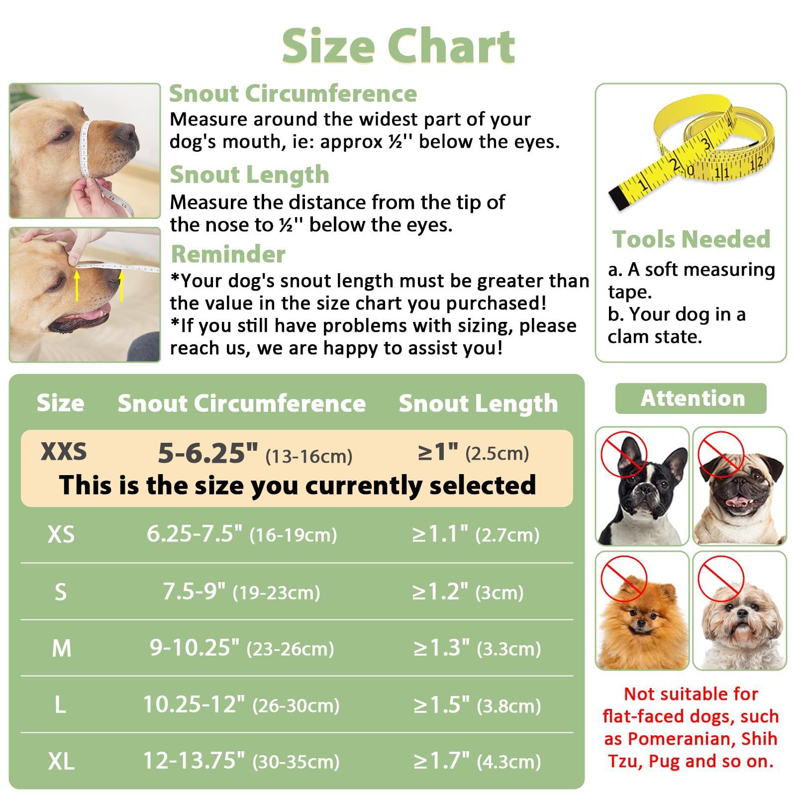 Dog mouth cover, used for chewing beauty, breathable, adjustable, allowing for large sips of water （black L） — image 5