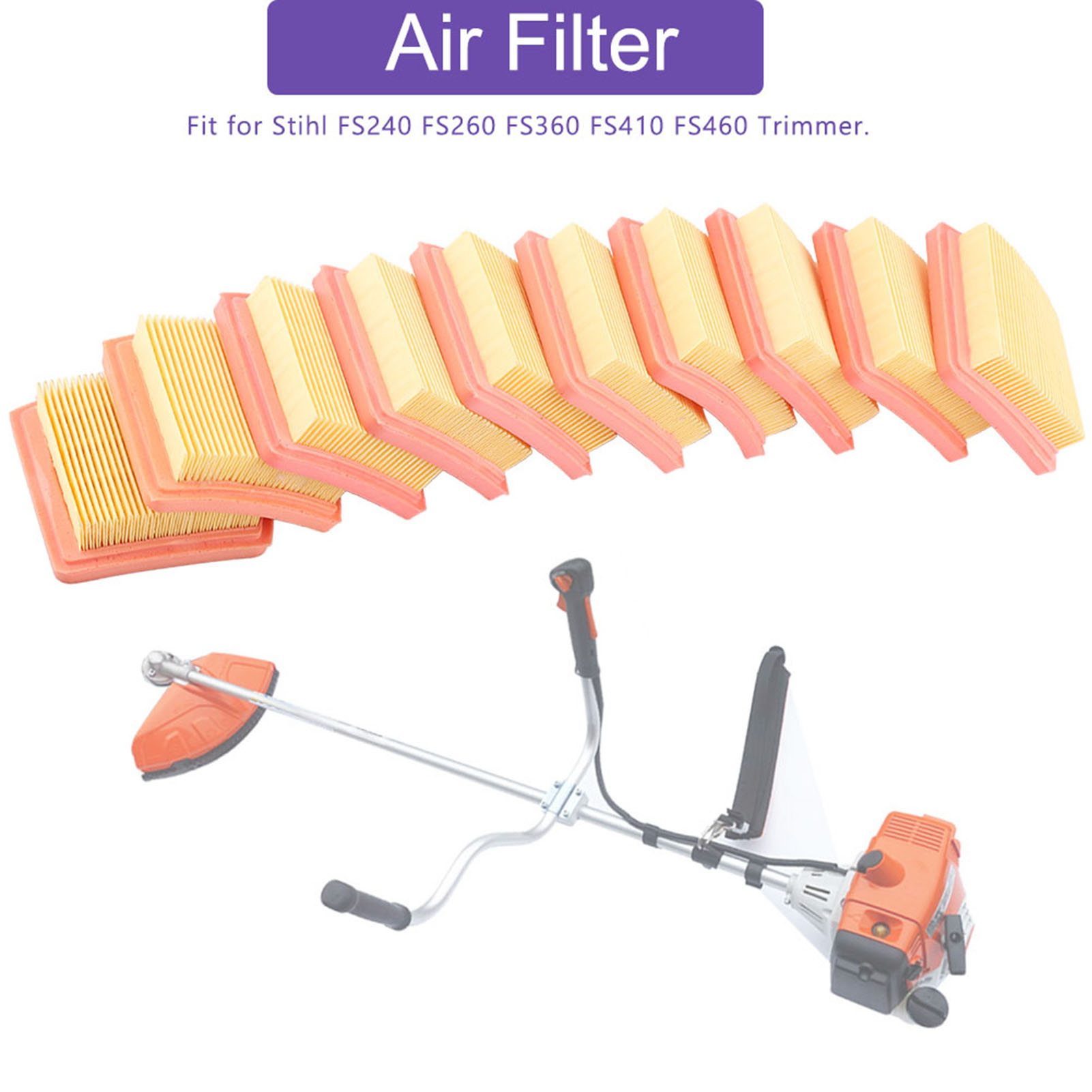 10 X Air Filter for Stihl FS410 FS460 FS240 FS260 FS360 Trimmer โ image 3