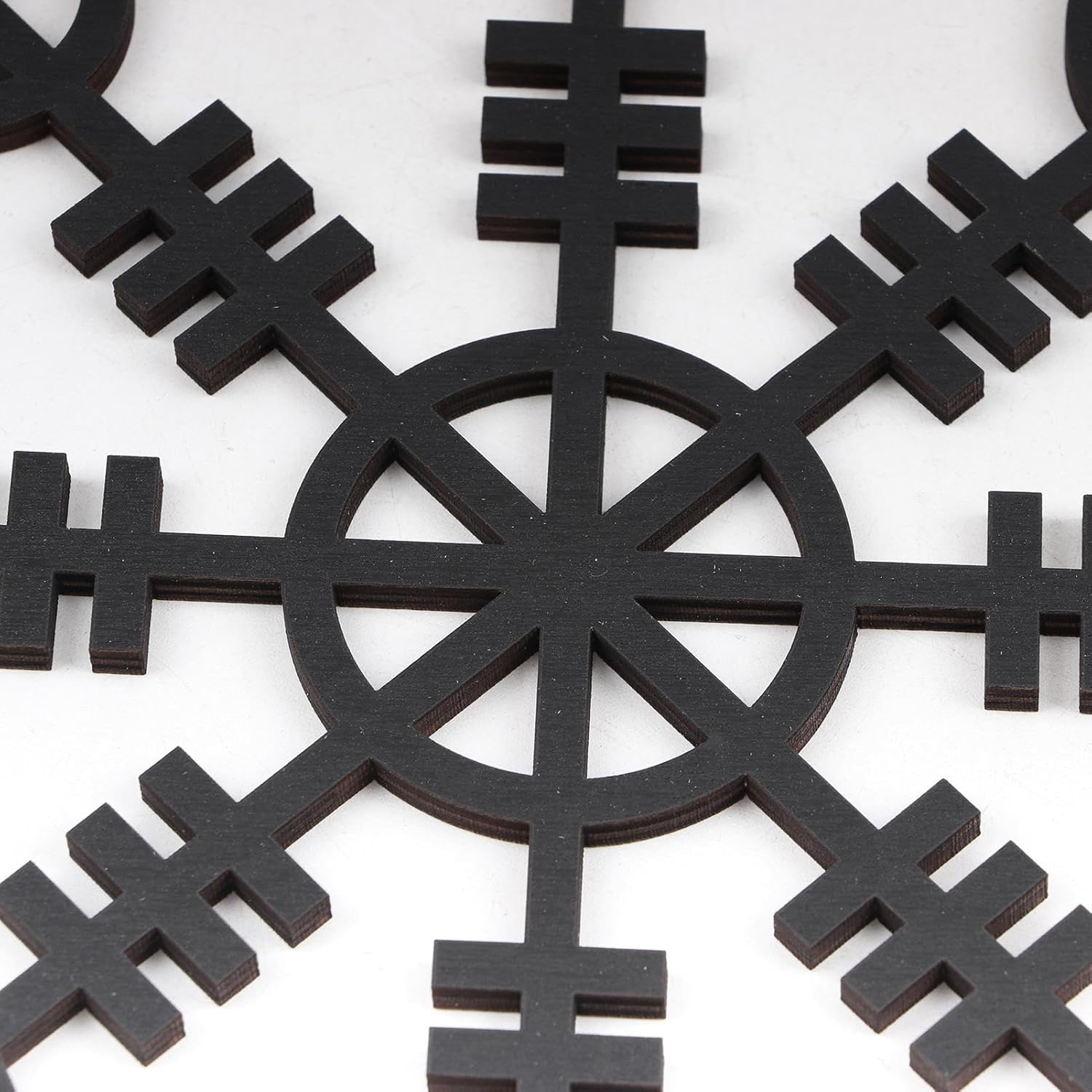 Metallic Viking Wall Art Nordic Compass Decor for Bedroom Living Room — image 3