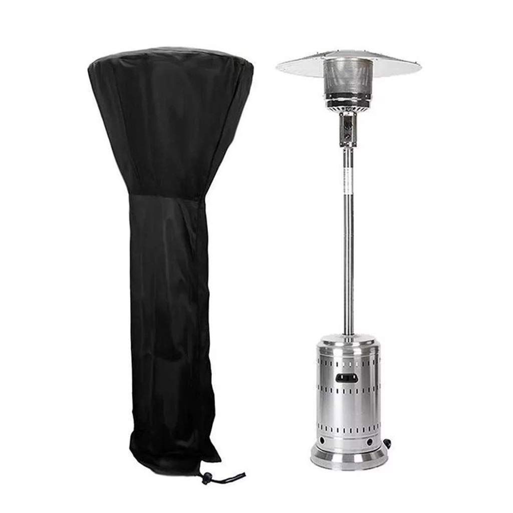 Standup Outdoor Round Heater Covers with Zipper, Oxford Fabric Waterproof Snowproof Windproof, Patio Heater Cover