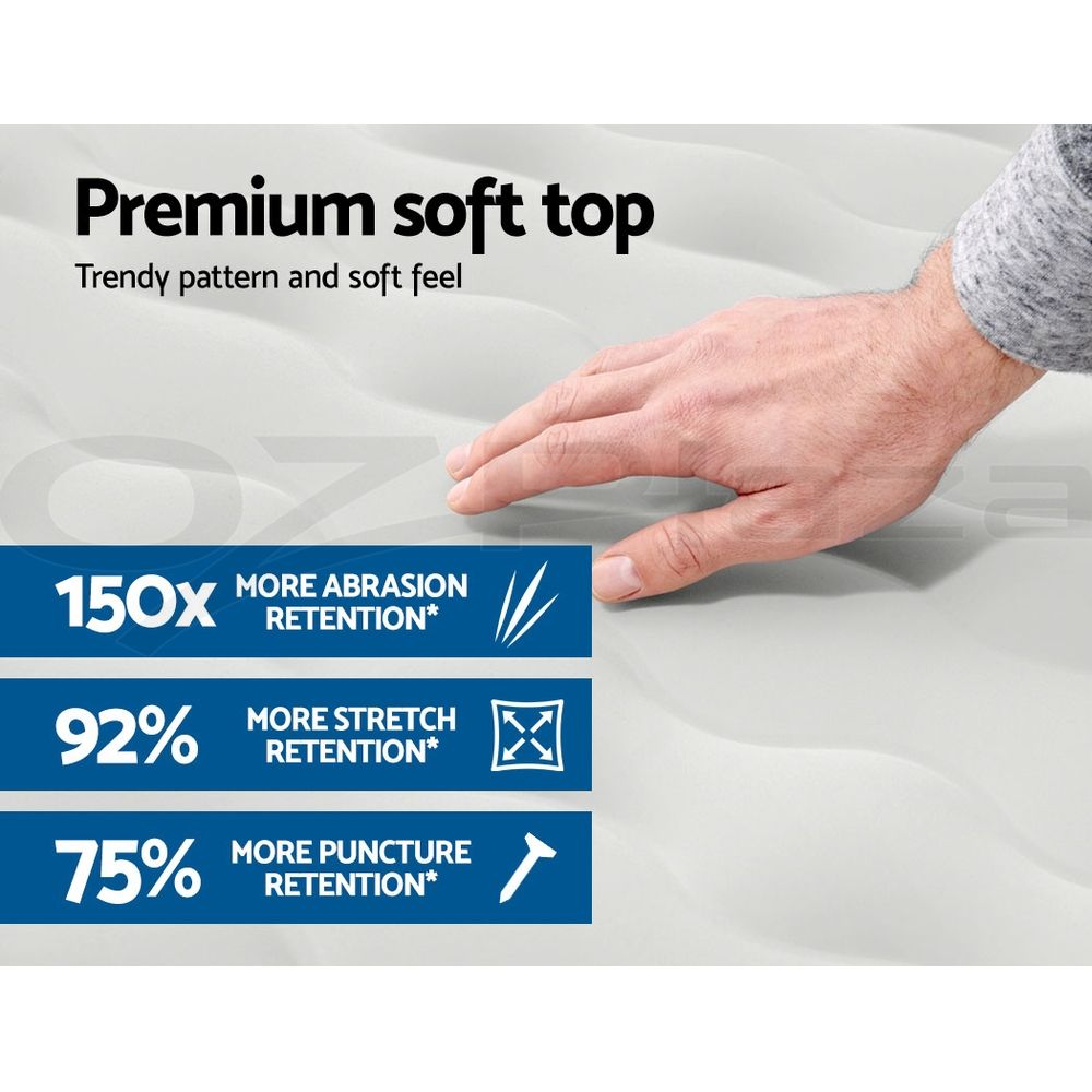 Bestway Queen Air Mattress with Built-in Pump Fortech Inflatable Bed 46cm — image 5