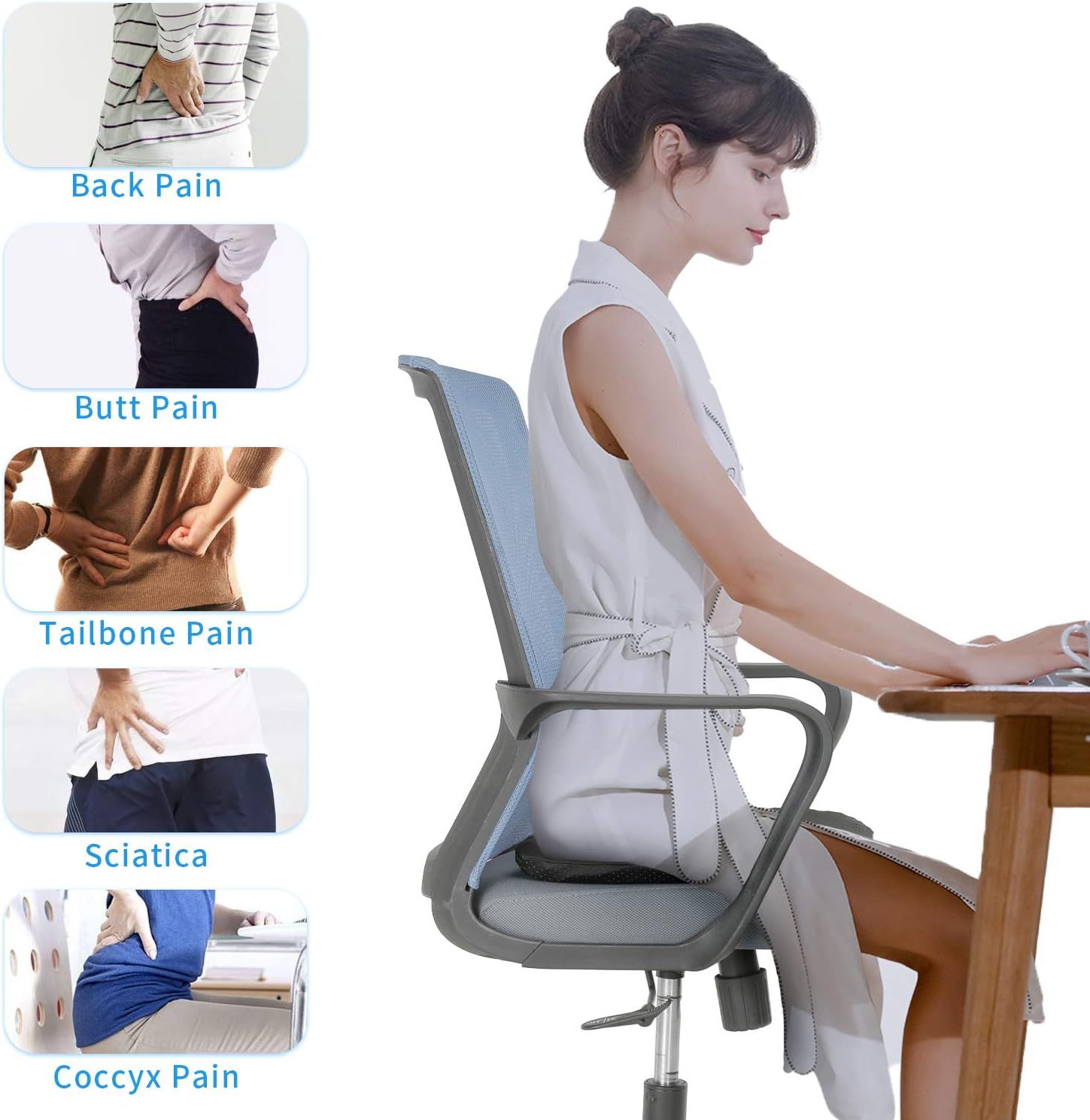 Honeycomb Gel Cushion Student Summer Ventilation Cooling Cool Silicone car ice Cushion Office Cushion Summer Cool Cushion 1 โ image 2