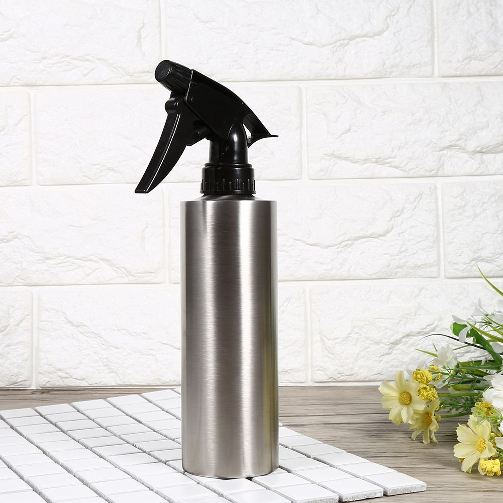 304 Stainless Steel Multi functional Pump Pressure Watering Pot Private Flower Water Cans 350ml — image 2