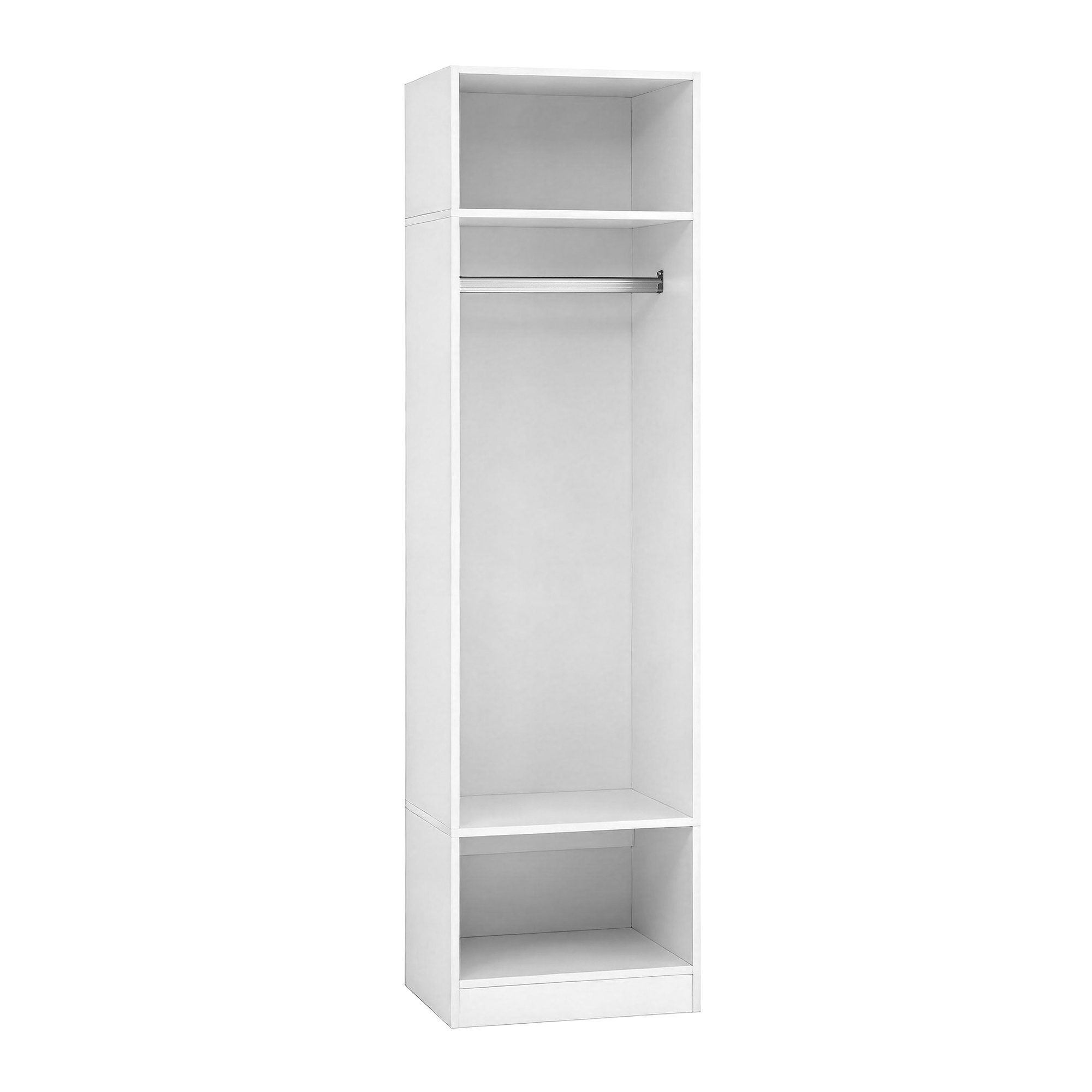 Artiss Wardrobe Clothes Closet Storage Organizer Shelf White — image 3