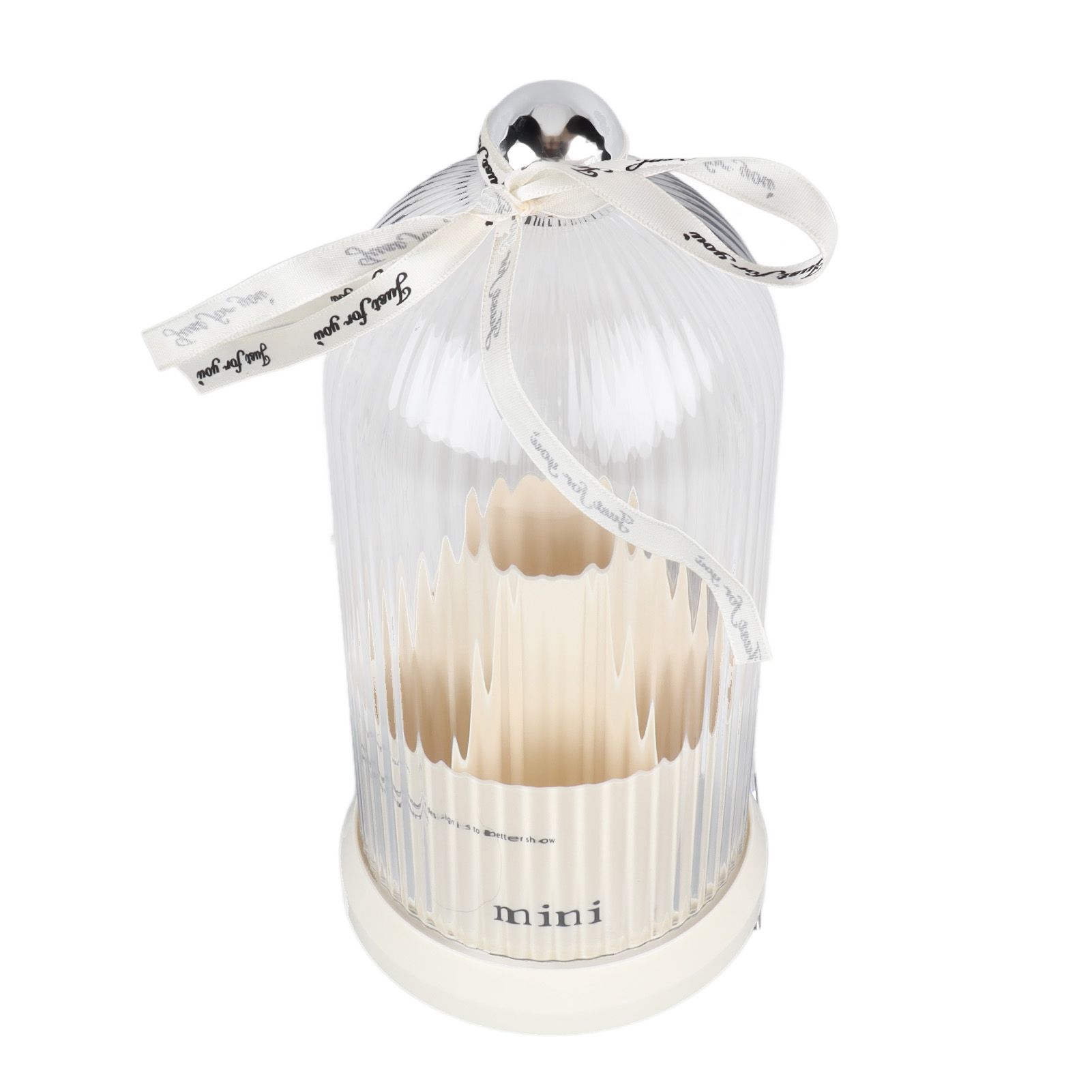 Makeup Brush Storage Holder 360 Degree Rotatable Makeup Organizer Dustproof Waterproof Holder for Lipstick Cosmetic Milky White — image 3