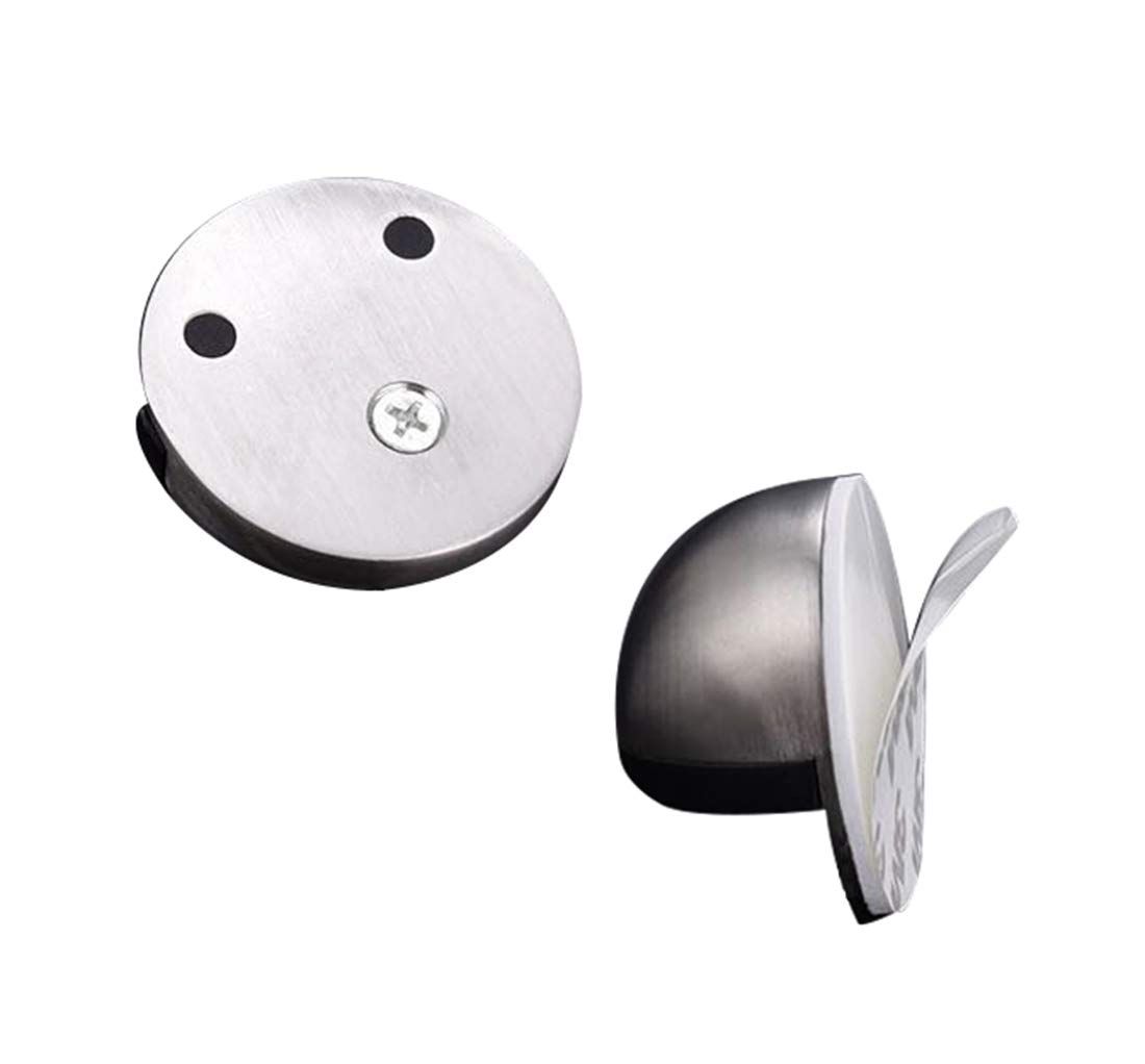 2 pcsFloor Door Stopper, Snowboard Hanger Storage Stainless Steel Sound Dampening Door Stop Bumper Wall Protetor Display — image 3