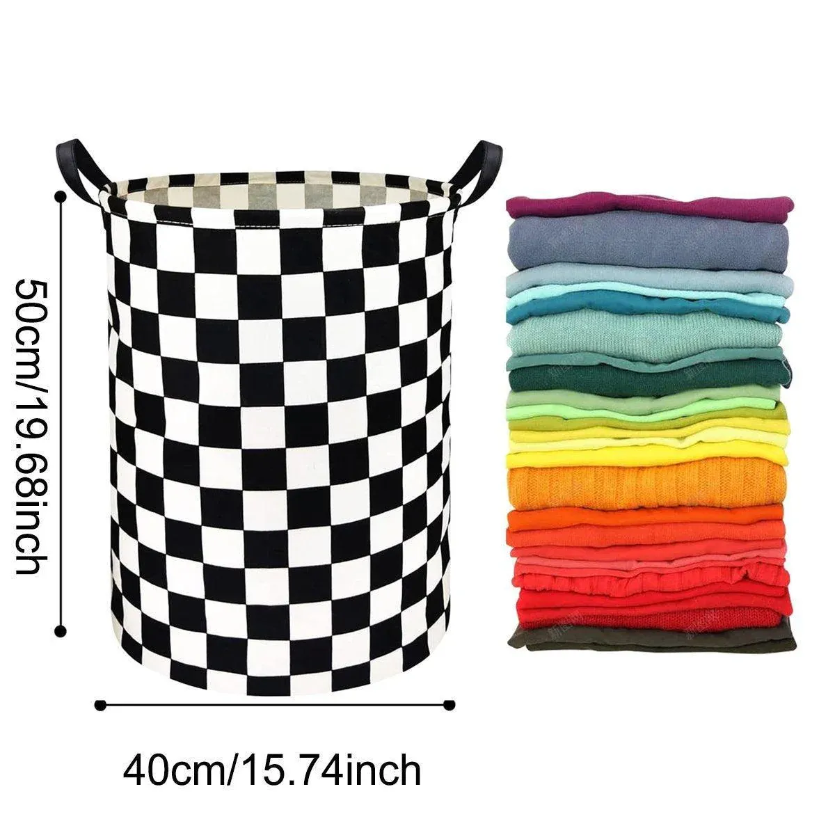 Foldable Laundry Basket Dirty Clothes Hamper Toy Storage Organizer Storage Bin - Cars — image 3