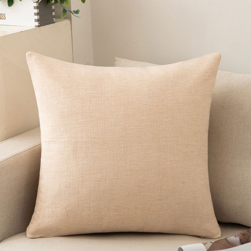 Shengdu Solid Color Polyester Pillow Case 40x40cm csmm creamy-white 50*70cm with pillow core