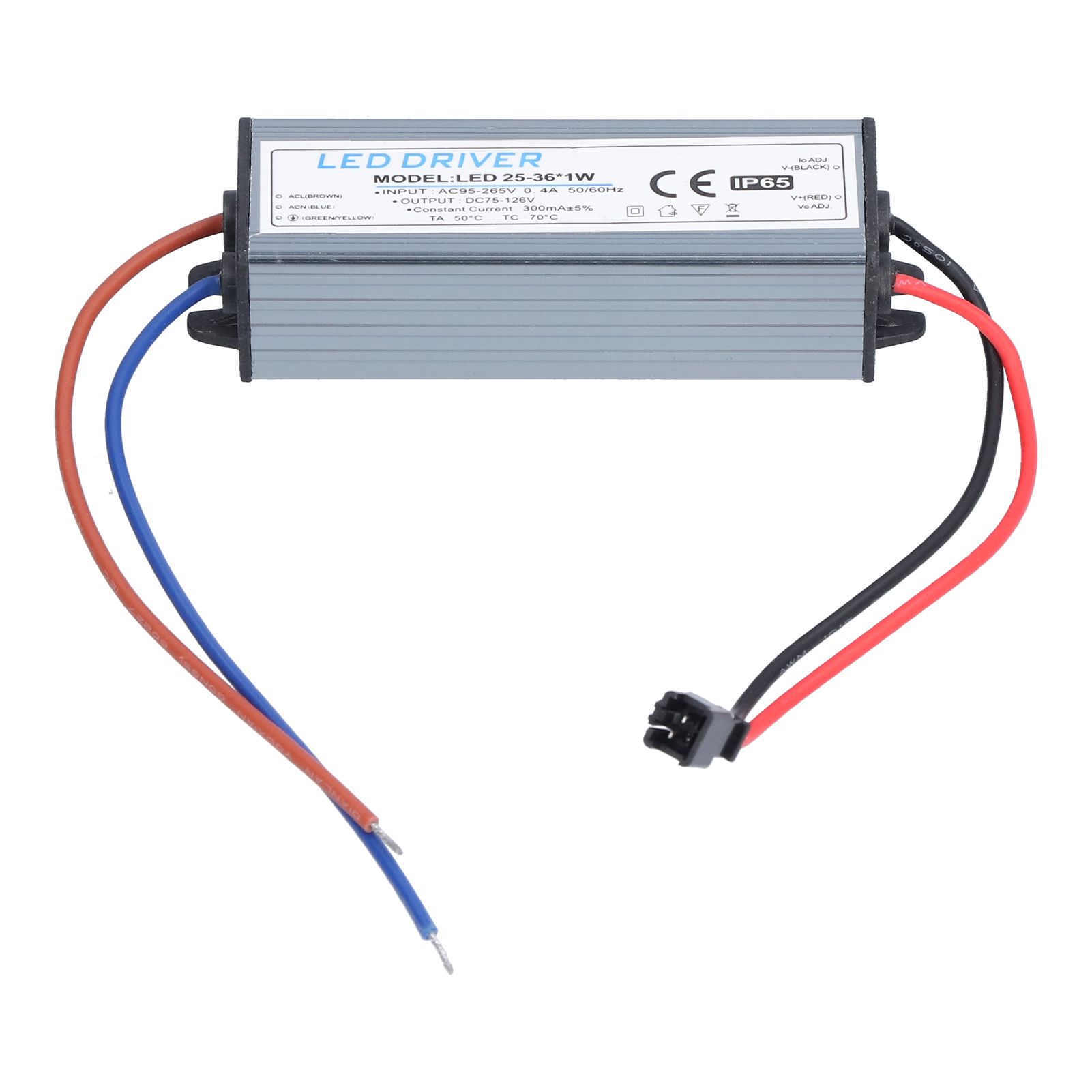 LED Driver Light Transformer DIY Lamp Driving Power Supply AC95‑265V DC75‑126V 25‑36x1W 300mA — image 5