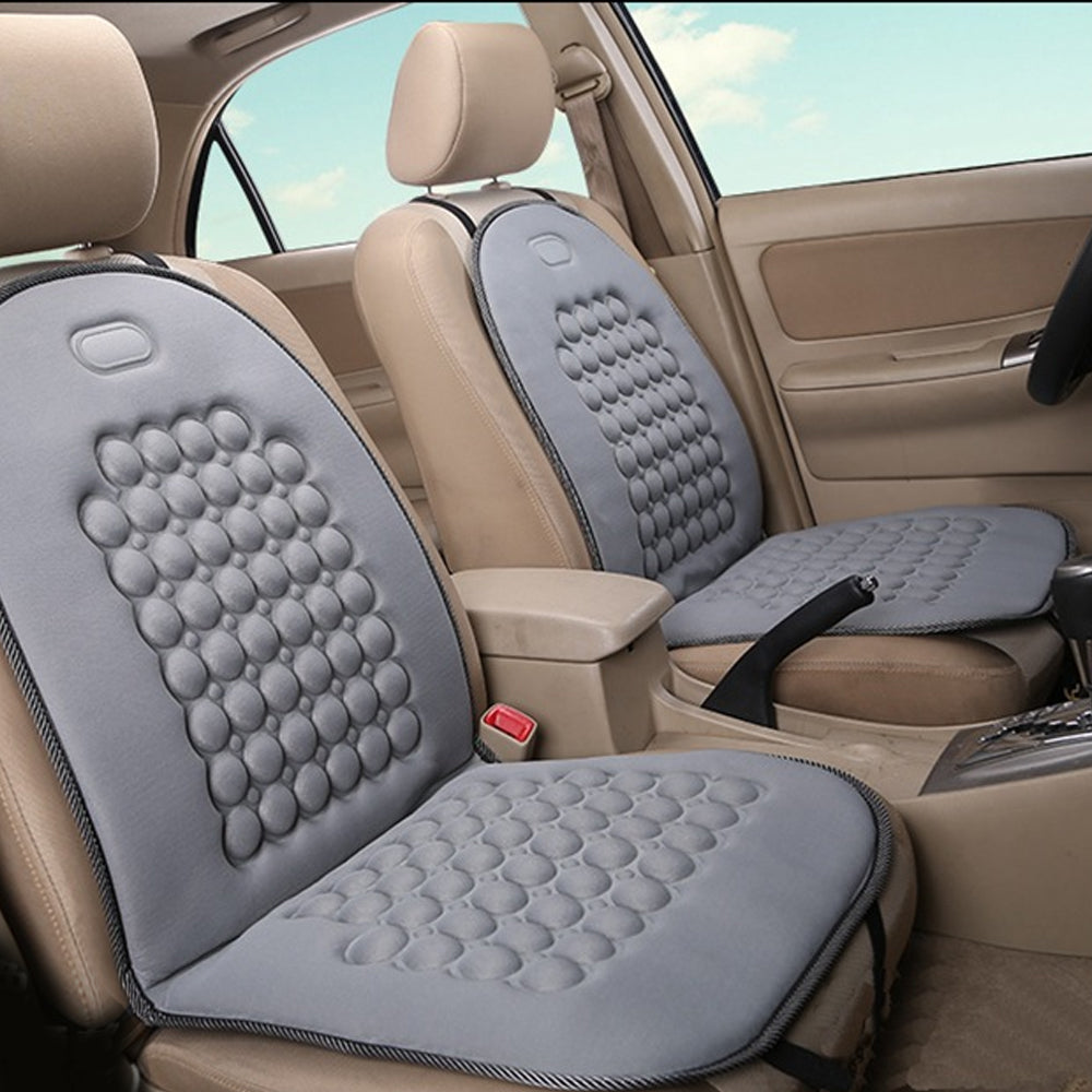 2Pack Universal Breathable Car Seat Pad Cover Mat Comfortable Chair Cushion (Black) — image 3