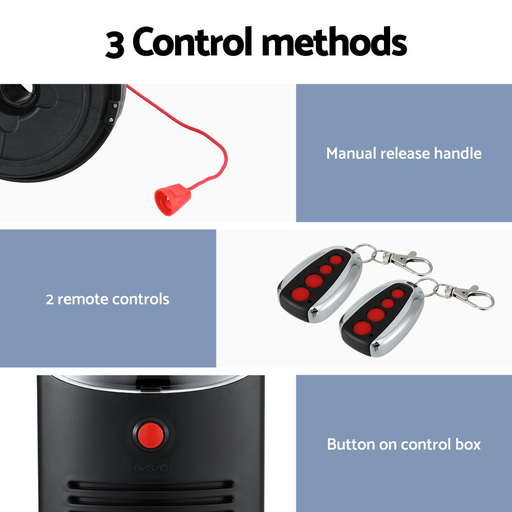 UL-tech Garage Roller Door Opener 250N Motor Auto Safety Reverse 220V — image 6