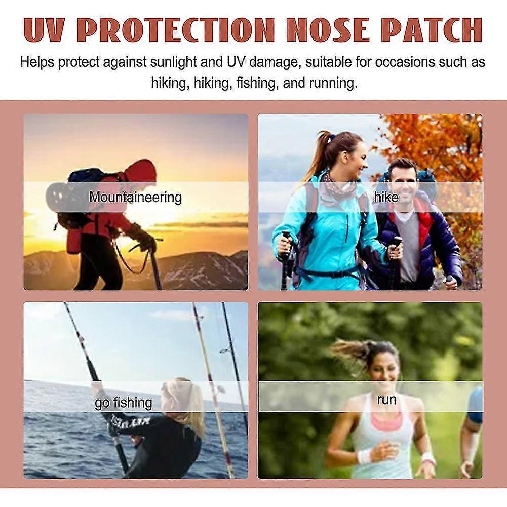 24 pcs Sunscreen Nose Patch UV Protection Nose Cover Sports Outdoor Skin-friendly Sun Nose Sticker โ image 2