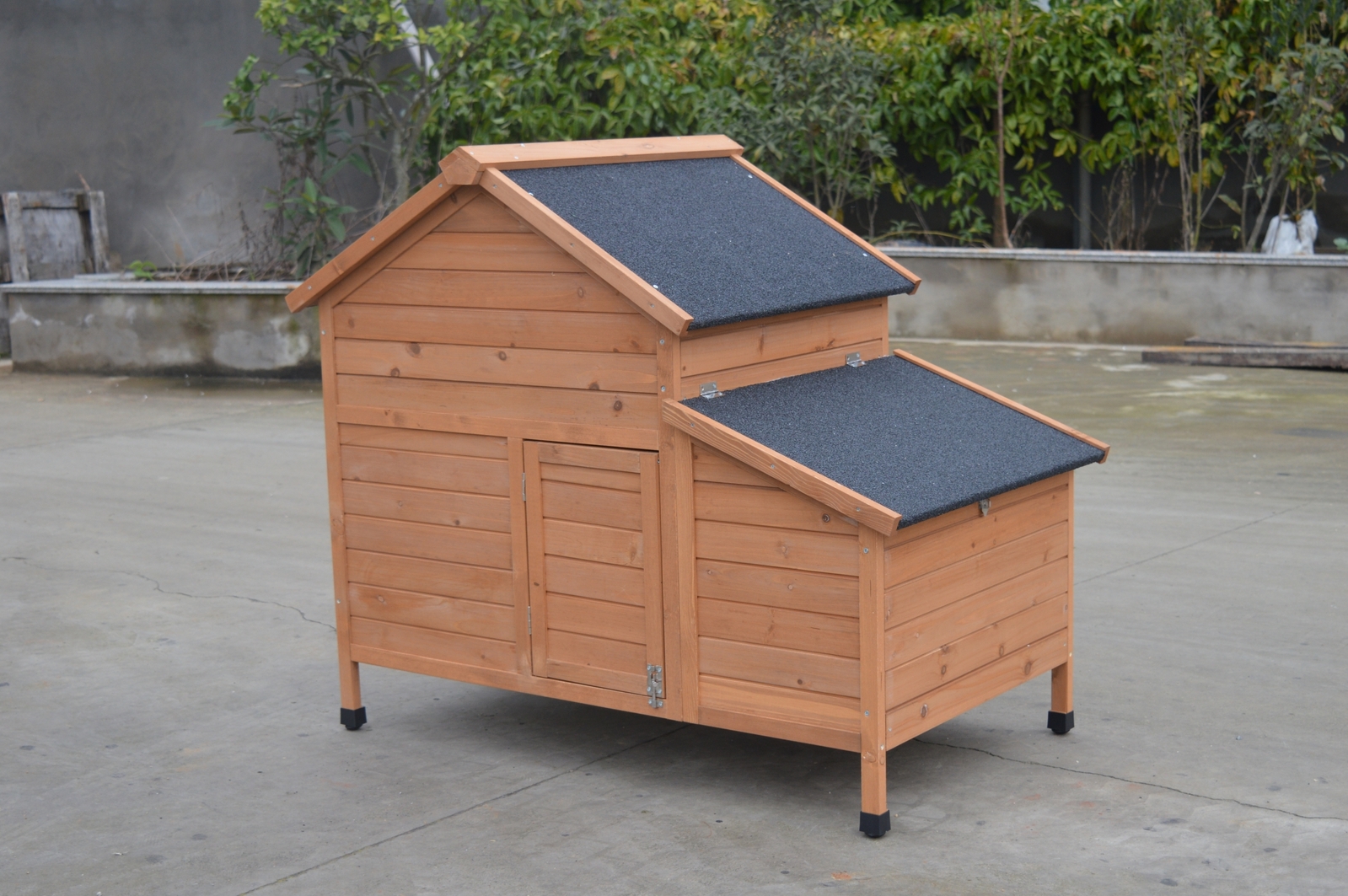 YES4PETS Brown Chicken Coop Rabbit Hutch Cat Cage Hen Chook House — image 6