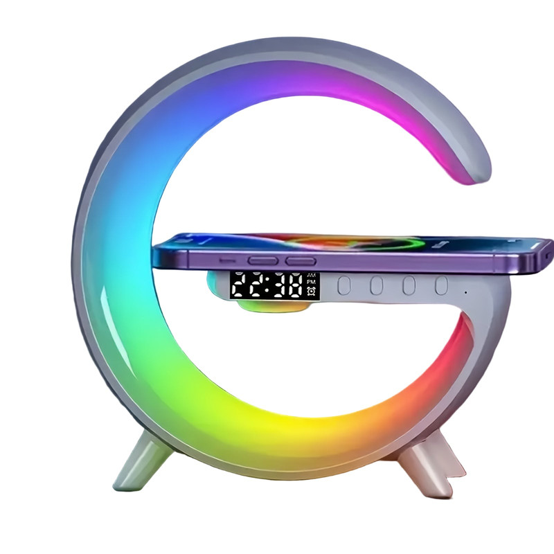 Wireless Bluetooth Speaker with RGB Light & Alarm