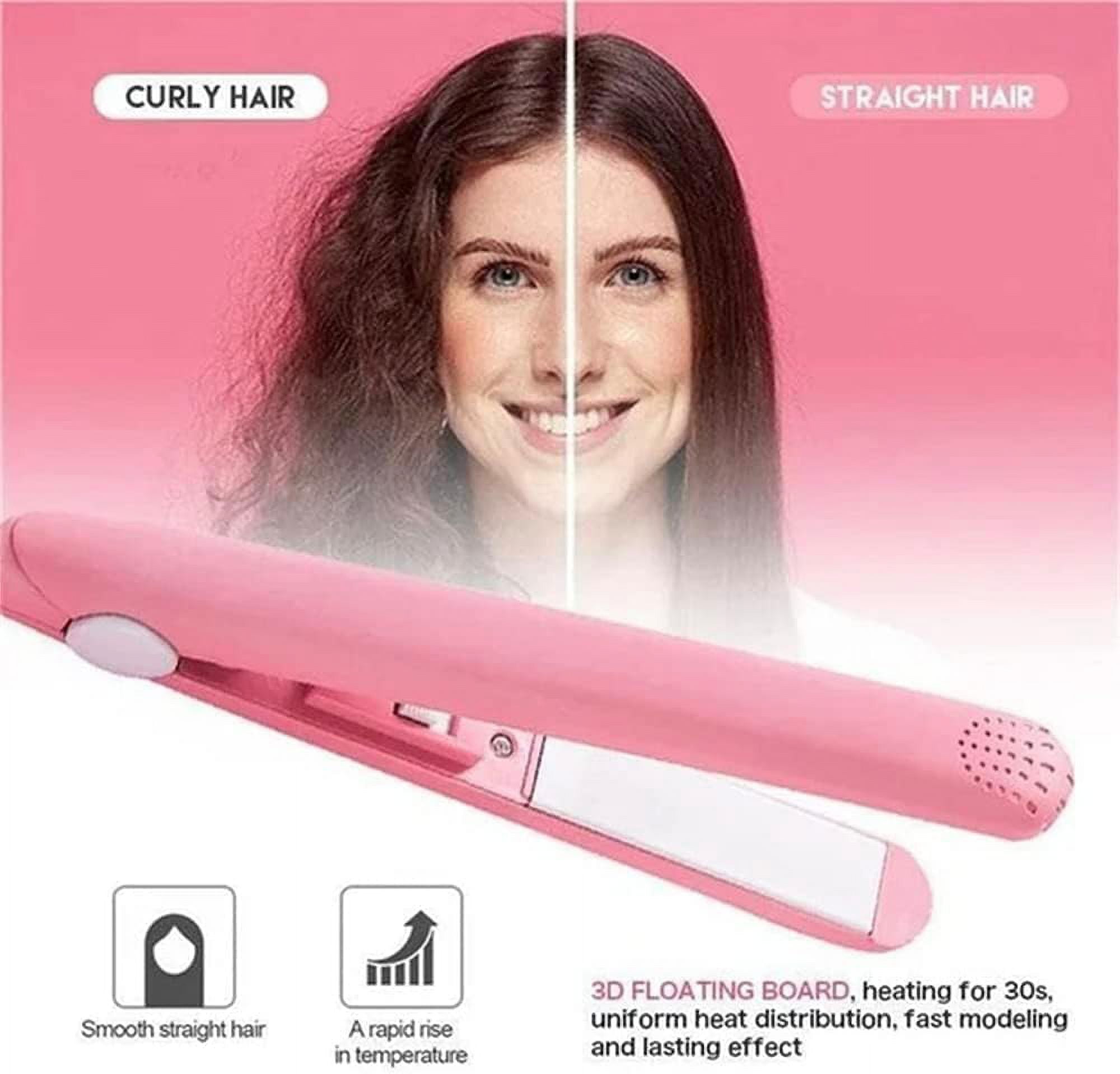 Mini Hair Curler, Mini Hair Curler For Short Hair, 2 In 1 Mini Curler And Hair Straightener, Mini Curling Iron 1/2 Inch Barrel Short Hair, Long-Lasting Effect โ image 2