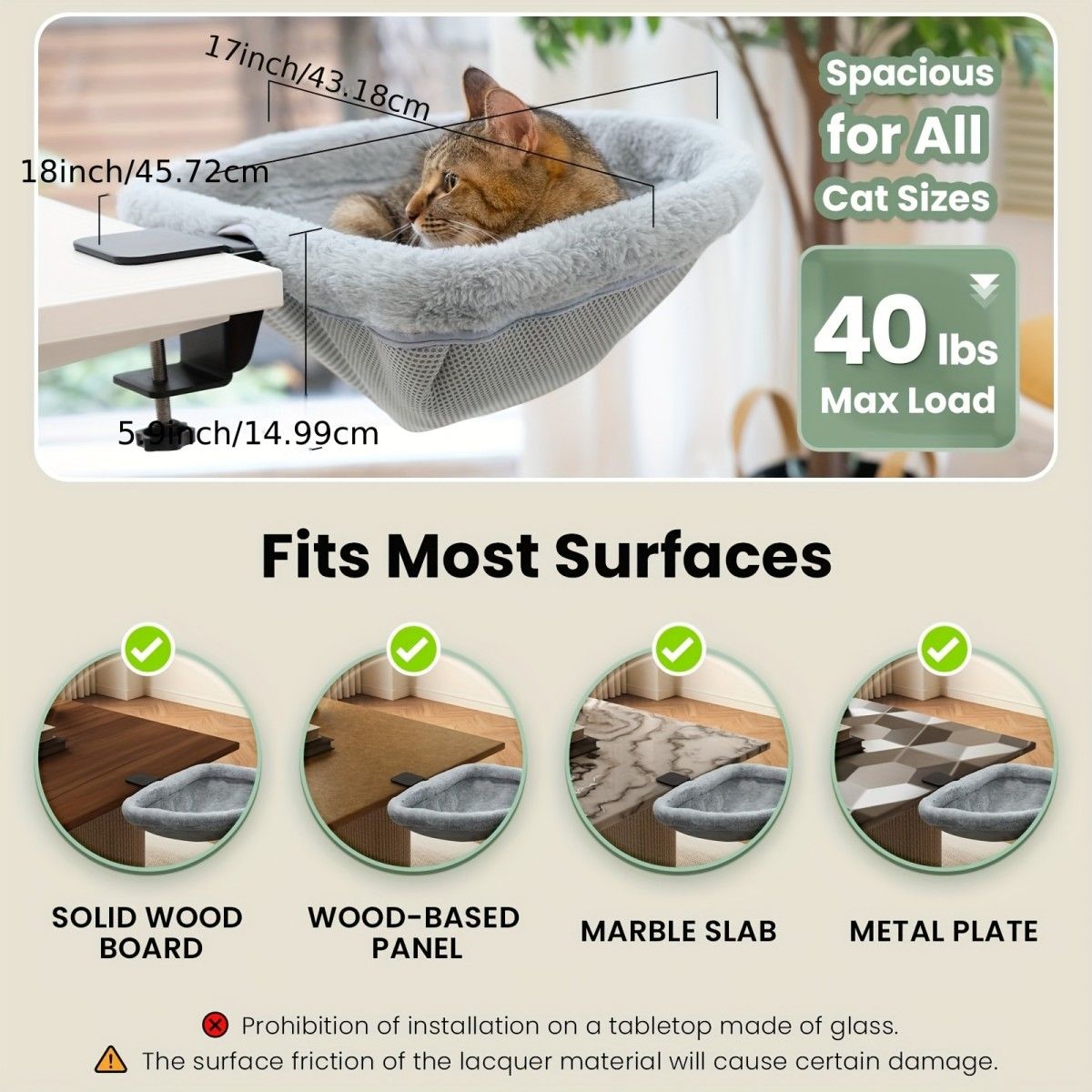 space - saving cat bed โ image 6