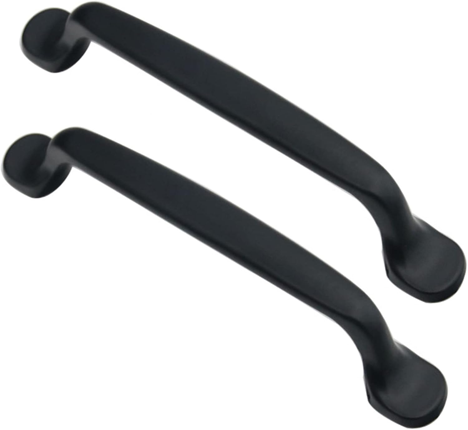 Cabinet handles, children's room handles, cabinet knobs, drawer pulls for wardrobes, kitchen handles - aluminum alloy - 2 pieces - (post spacing 128 mm)