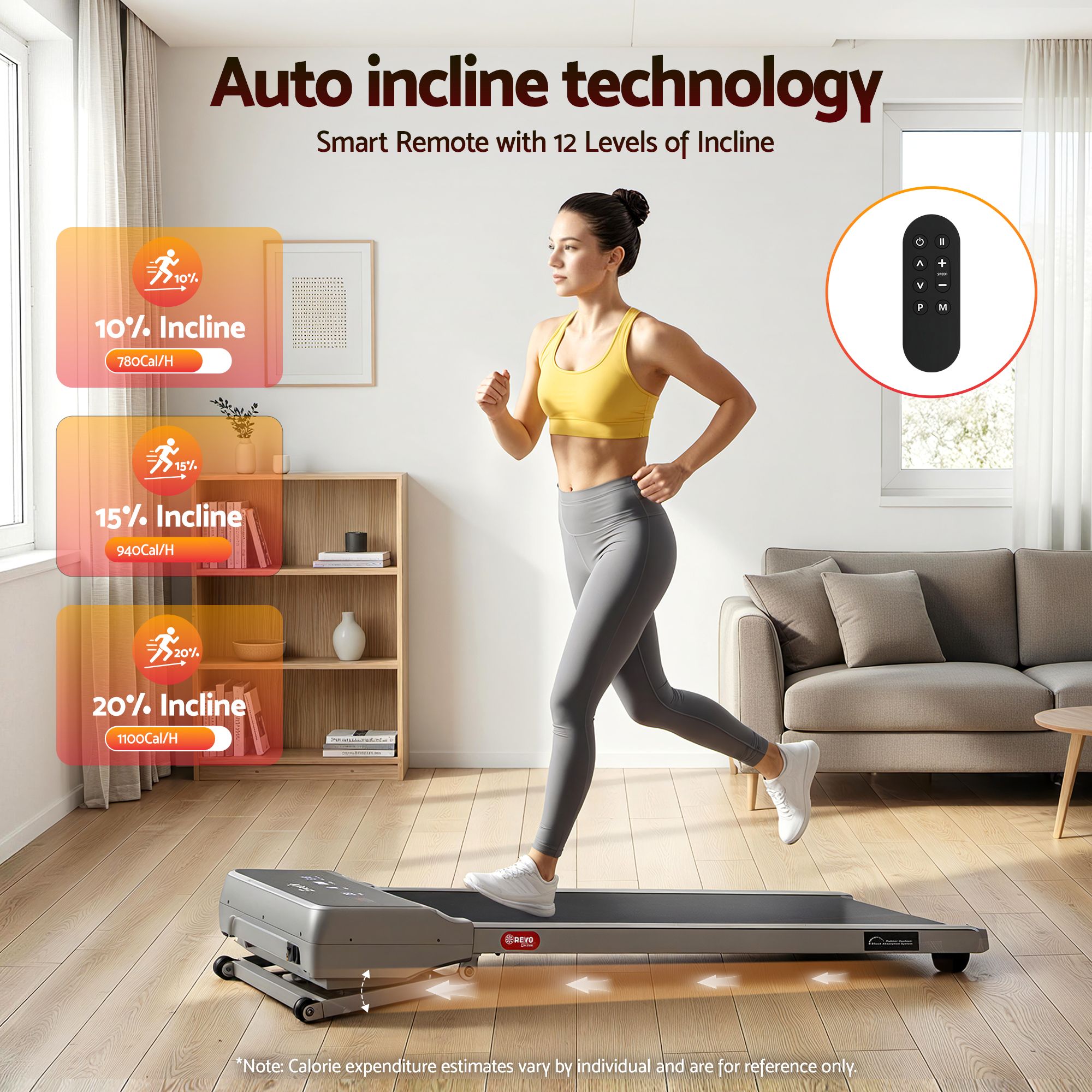 Everfit 3 in 1 Walking Pad Treadmill 20% Auto Incline Under Desk Treadmills for Home Gym With 40cm Wide Belt Sliver โ image 4